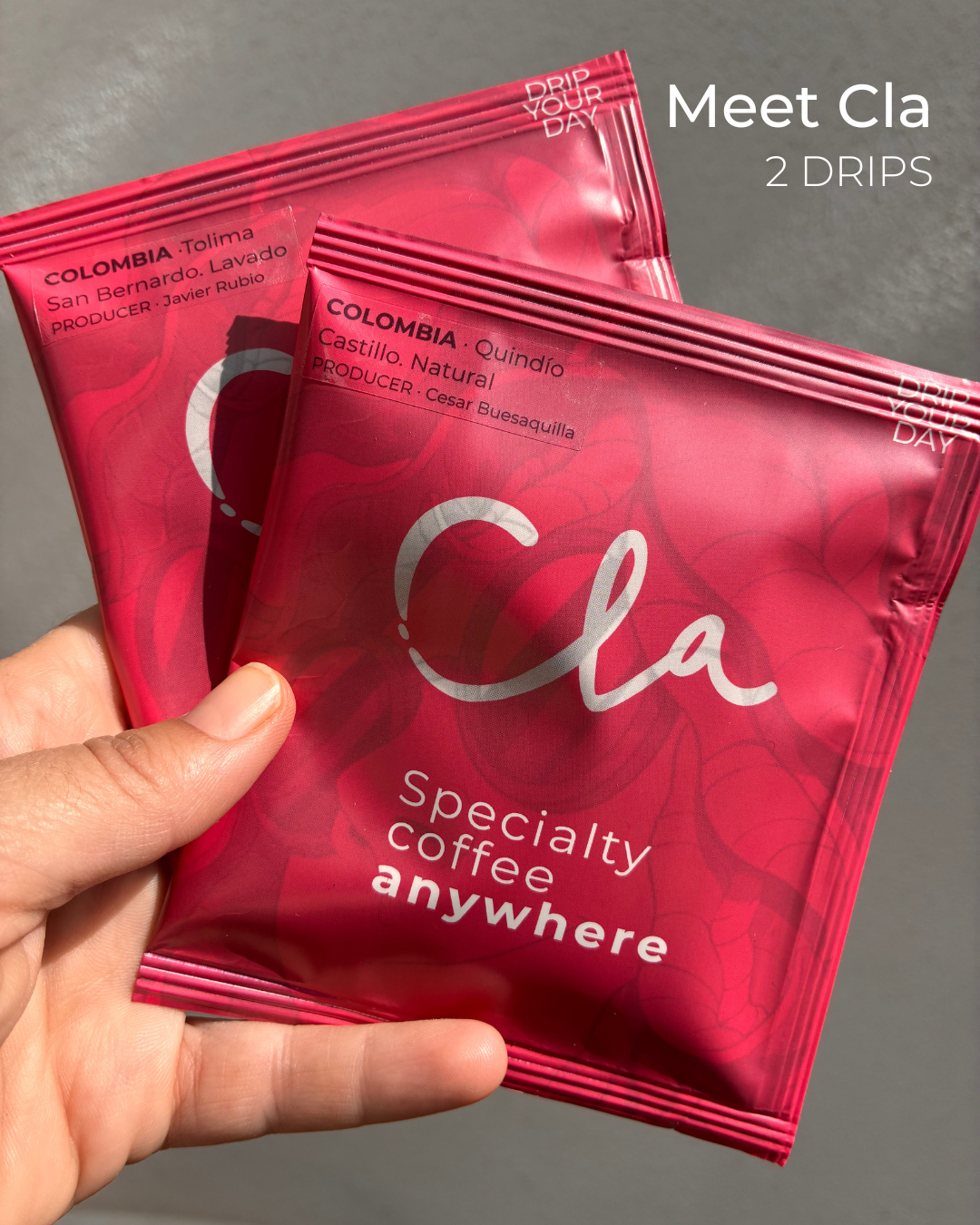 Meet Cla — 2 Drips + 2 × 50 grs