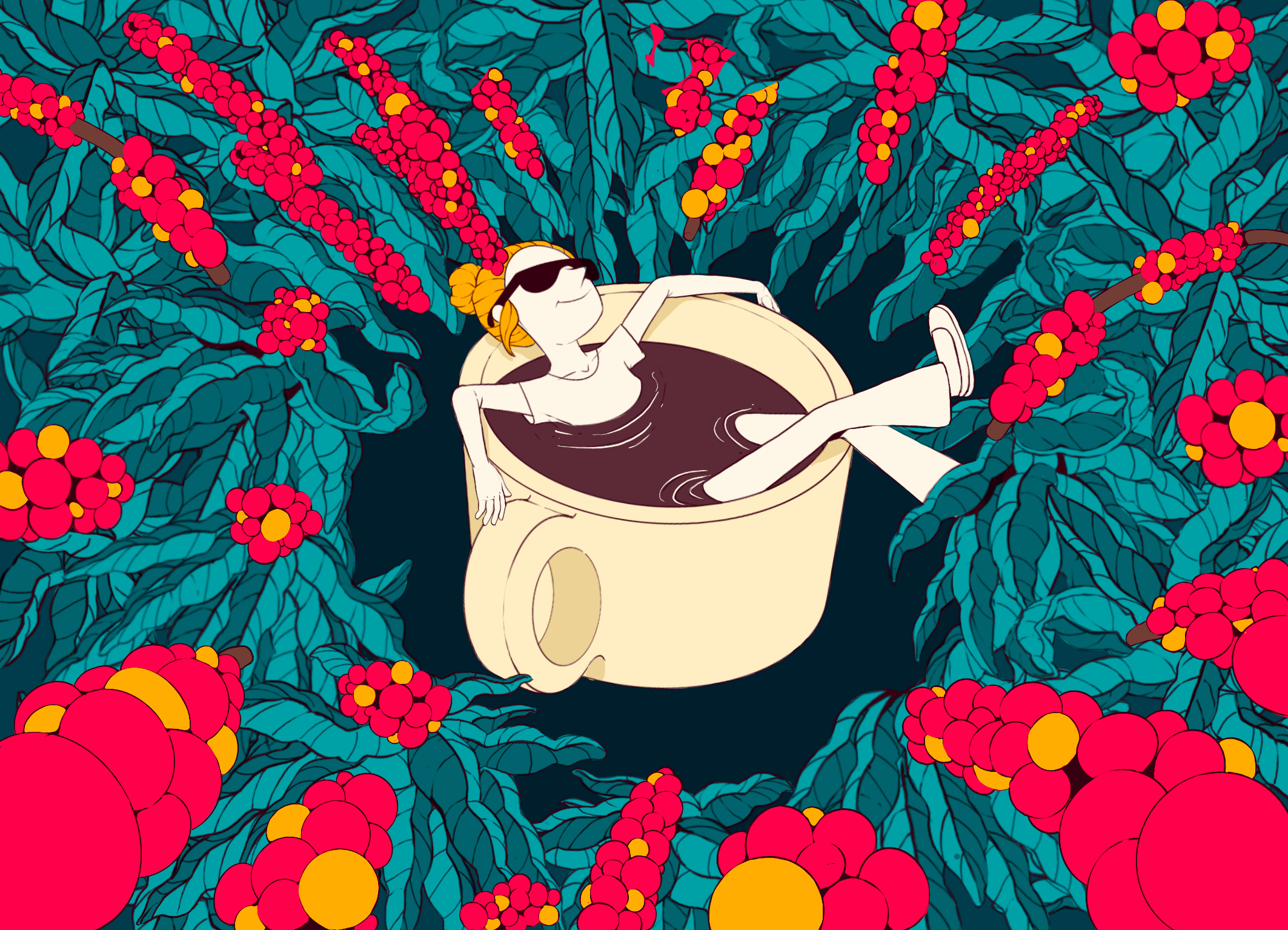 Coffee culture illustration